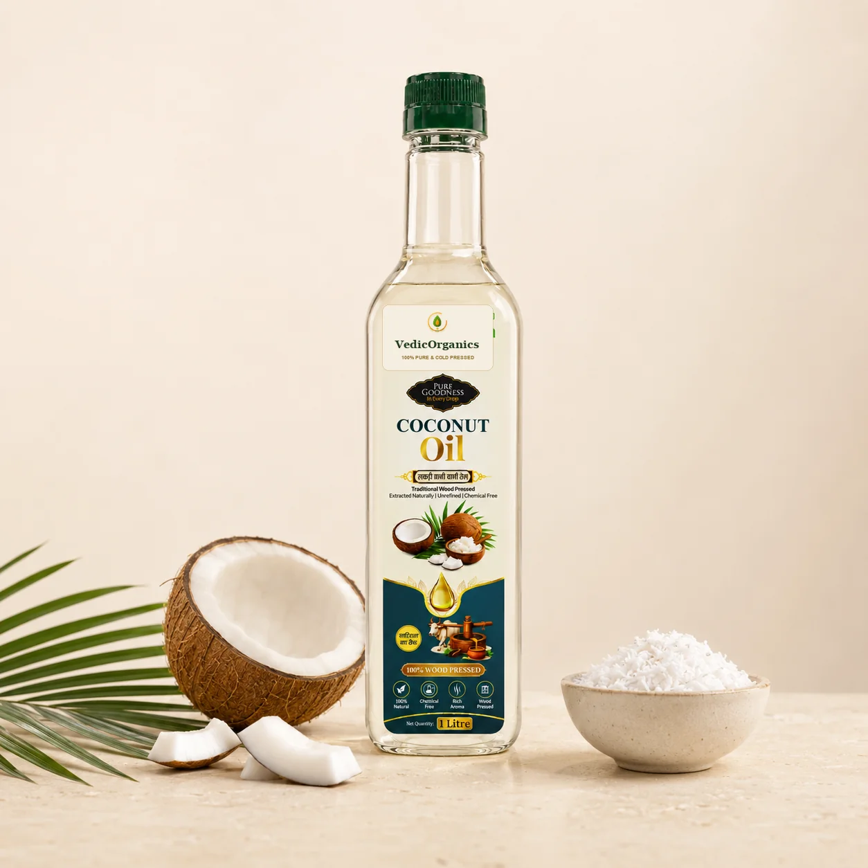 Wood Pressed Coconut Oil
